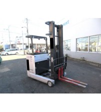 Xe nâng điện đứng lái Nichiyu 1.8 tấn 6 mét FBRMW18-85B-600M, bình điện GS Yuasa VCF320, sản xuất tại Nhật Bản năm 2021 